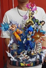 dragon ball Super figurine Geante De Luxe 56cm Goku Vegeta Gold Freezer C17