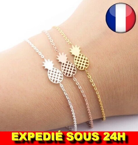 Bracelet chaine fin ananas - chaine,