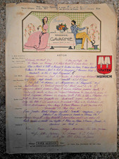 advertising menu old brewery gavarnie spaten munich beer marcel marechal