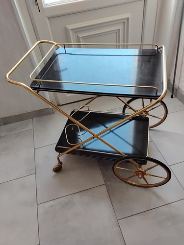 Table chariot bar roulettes - chariot,