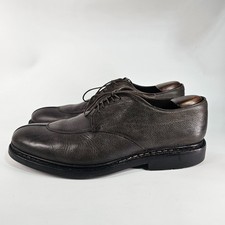 Chaussure Heschung Catalpa Dress Shoes Mens 11.5 Derby Split Toe Gray Pebbled