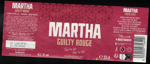 Belgium beer label - label,