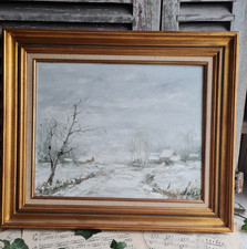 ANCIENNE HUILE SUR TOILE SIGNE