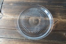 Grand plateau rond ancien en