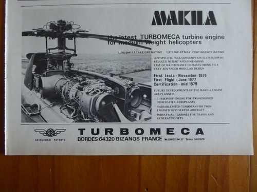 1978 pub turbomeca turbine - 9/1978,