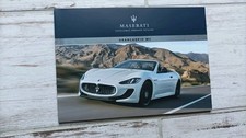 Catalogue / Prospekt / Brochure MASERATI Grancabrio 201?