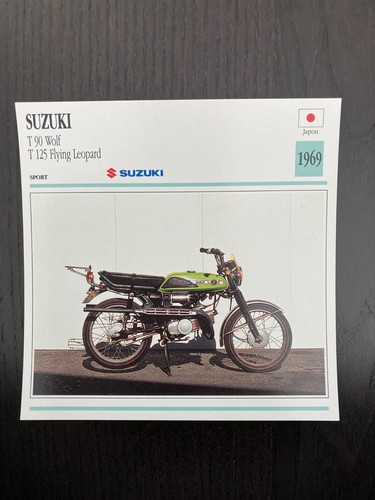 Carte fiche moto collection - fiche,