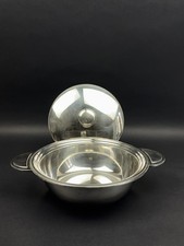 Légumier en métal argenté, modèle "Malmaison" Orfèvre Wiskemann