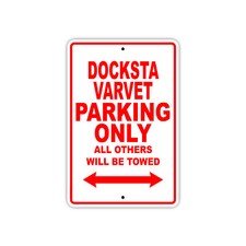 Docksta Varvet Parking Only