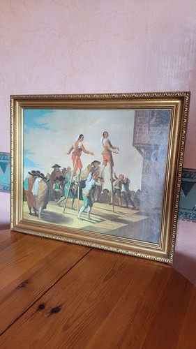 Tableau les échasses - tableau, "les
