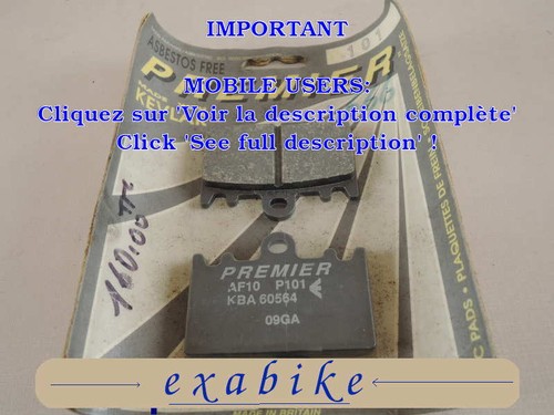 Plaquettes frein avant pour - de,