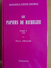 Les papiers de Richelieu -