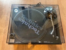 Technics SL-1200 MK5 Black DJ Turntable with Dust Cover record player