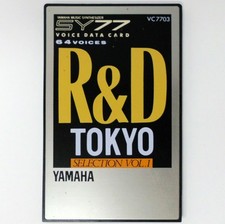 Yamaha SY77 TG77 R&D Tokyo PCM Data Rom Card For Yamaha SY77 and Yamaha TG77 