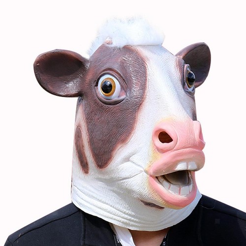 Masque vache halloween - masque, d'halloween