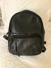SAC A DOS CUIR SOUPLE NOIR