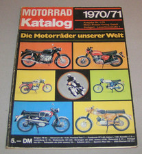 Catalogue De Motos 1970/71 -