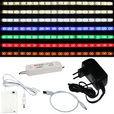 Bande LED Bande Barre 5V 12V 24V IP20 IP65 60LED/m 120LED/m USB + Alimentation