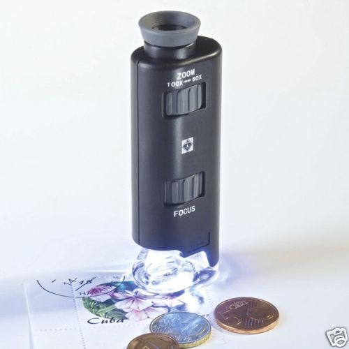 Microscope avec zoom led - zoom,