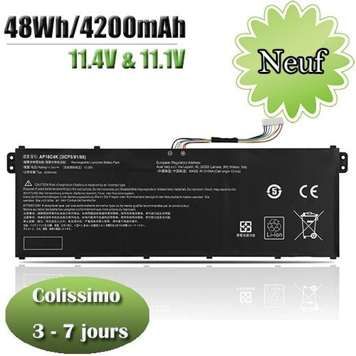 Batterie pour acer aspire - batterie,