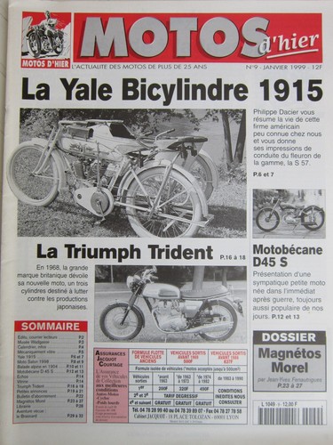 Motos hier 9 yale - motos,