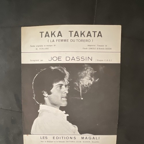 Joe dassin partition taka - joe,