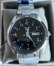 Seiko 5 Automatic Black Arabic