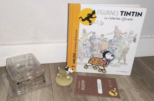 Figurine milou manteau - milou, en