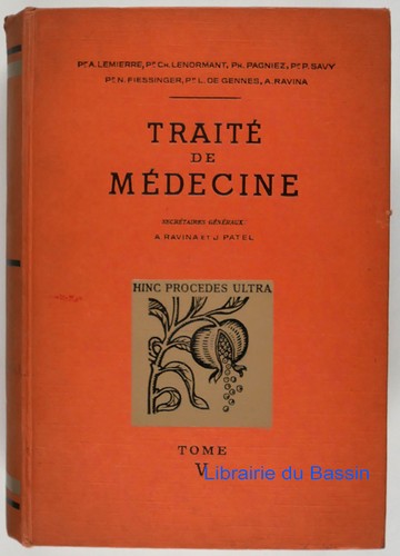 Traité médecine tome v - de,