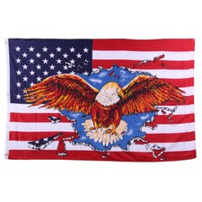 154 DRAPEAU  USA AIGLE   ETAT