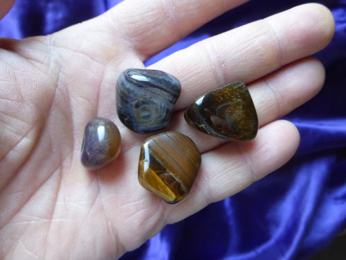 Tiger eye rolled stones the - eye,