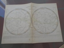 Planisphere celeste 1860 - celeste,