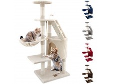 Arbre à chat griffoir grattoir grimpeur aire de jeux animalerie chats H. 120 cm.