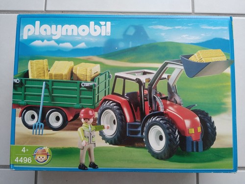 4496 playmobil farm tractor - 4496, farm: