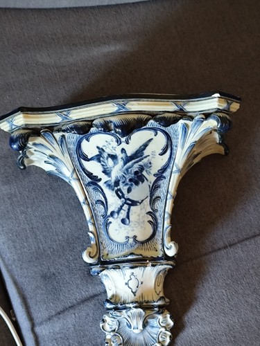 Ancienne applique faience
