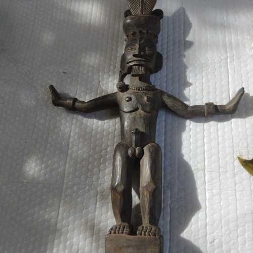 Statue figurine bois - statue,