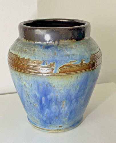 Vase grès signé armogrès - vase,
