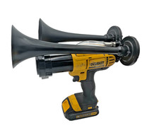 Dewalt 20V  Drill Impact Air Horn Dual Black 2x Trumpets Loud Black 150BD