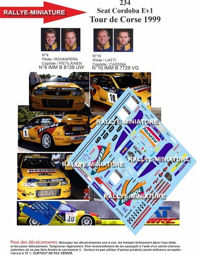 Decals ref 0234 seat - ref,