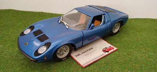 Lamborghini miura bleu métal - lamborghini,