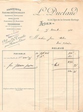 1938 ARTIFICIAL FLOWER FACTORY L DUCLAUD A AGEN - M. MILOU SORTING ON