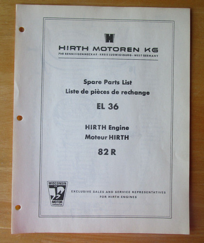 Hirth motoren el36 - el36, 82r