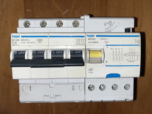 Disjoncteur tetra 4pole nf432 - disjoncteur,