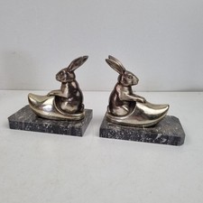 SERRE LIVRES, ART DECO, LAPINS