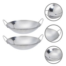 2 Pcs Petite Poele Inox