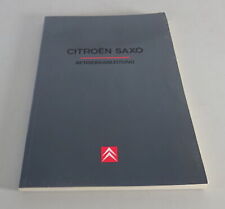 Operating instructions / manual Citroen Saxo booth 1997