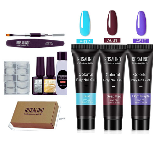 Kit complet poly gel - complet, ongles