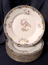 7 assiettes à dessert