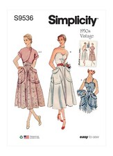 Simplicity 9536 Femmes 1950