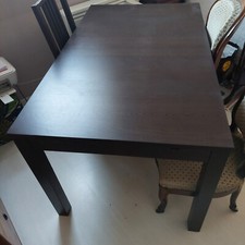 Table rectangulaire avec rallonges